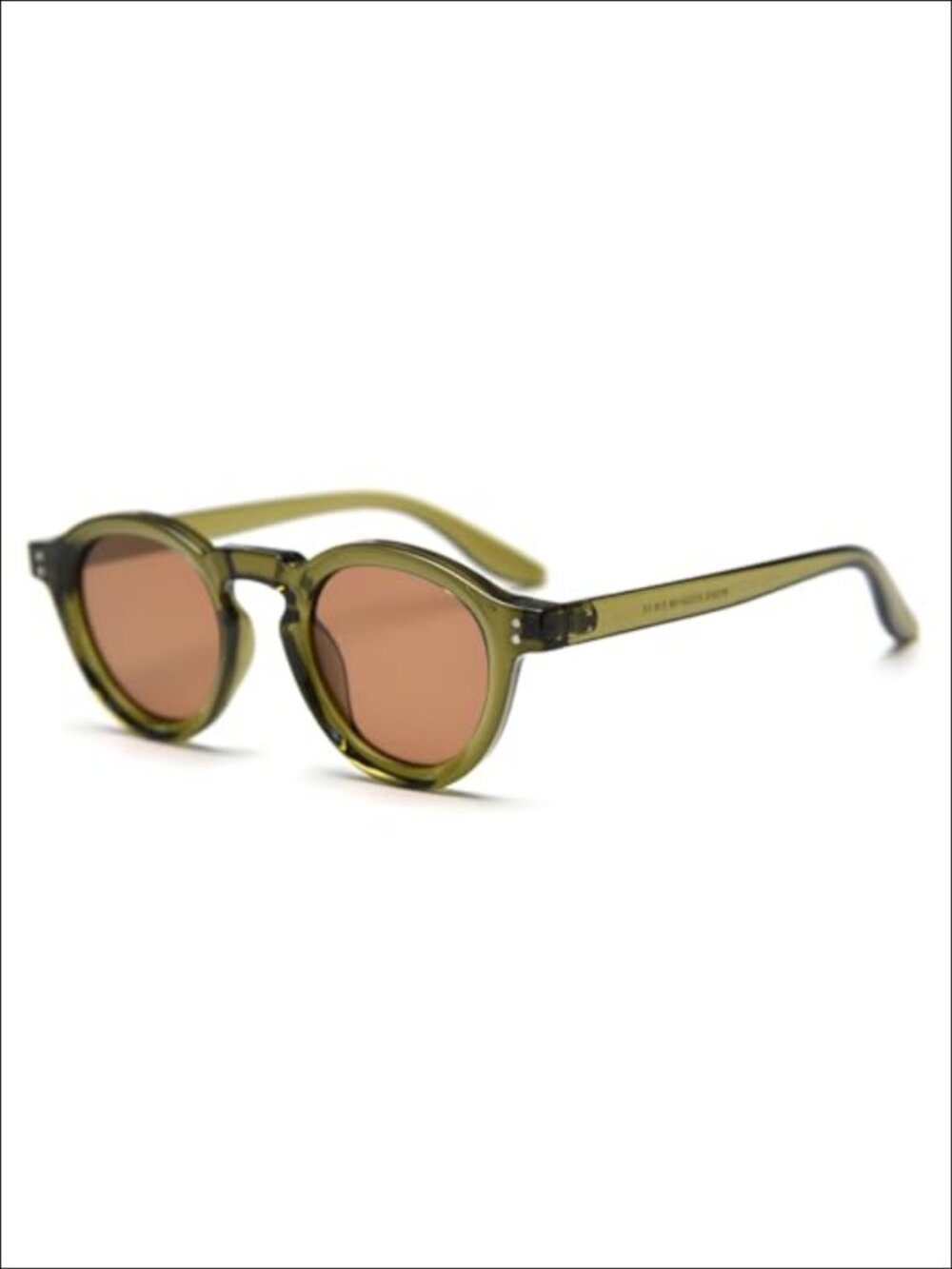 Unisex Polarized Round Sunglasses TR90 Lightweight